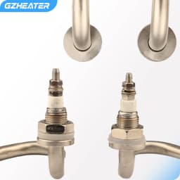 2KW 220V Electric Water Heating Element Tube Heater Food Grade 304 Stainless Steel M16 Thread for Open Bucket Round