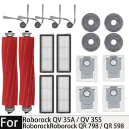 Roborock QR 798 / QR 598 / QV 35A / QV 35S Suction Bags Robot Vacuum Cleaner Spare Parts Replacements Accessory HEPA