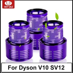 For Dyson V10 SV12 Filter Hepa Accessories Robot Vacuum Cleaner Washable Filter Replacement Cleaning Spare Parts
