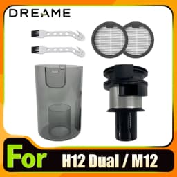 Original Dustbin For Dreame H12 Dual/ M12/M13 Vacuum Cleaner Accessories Dust Cup Bucket Filter Replacement Spare Parts