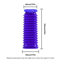 1-8pc Soft Roller Duct Rubber Hose With Repair Tool for Dyson V6 V7 V8 V10 V11Vacuum Cleaner Soft Drum Head Blue Hose Spare Part