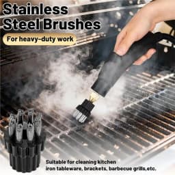 A50Q-Steam Cleaner Cleaning Brush Head Replacement(18PCS), M8 Attachment Set, Steamer Accessories Parts