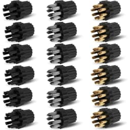 A50Q-Steam Cleaner Cleaning Brush Head Replacement(18PCS), M8 Attachment Set, Steamer Accessories Parts