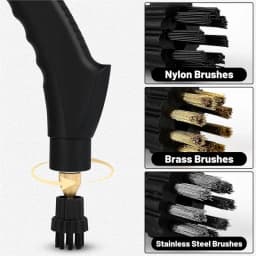 A50Q-Steam Cleaner Cleaning Brush Head Replacement(18PCS), M8 Attachment Set, Steamer Accessories Parts