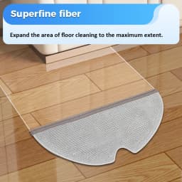 Mop Cloths Replacement Parts for Roborock Q5 Pro/Q5 Pro+/Q8 Max/Q8 Max+/S5 S5 Max S6 Pure S50 S55 Vacuum Accessorie Washable Mop