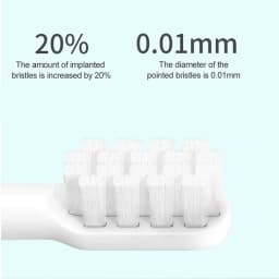 8 PCS Replacement Toothbrushes Head for XIAOMI MIJIA T200 White Deep Cleaning Electric Toothbrush Nozzles Soft DuPont Bristle