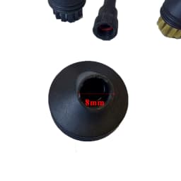 Steam Brush For 8mm Transfer Adapter Nozzles Handheld Steam Cleaner Cleaning Brushes Parts Replacement