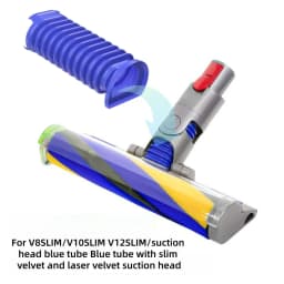 Vacuum Lower Duct Hose For Dyson V8slim/Digital Slim/V10 Slim/V12/V12slim/V15 Detect Slim Vacuum Cleaner Blue Hose（1/2PCS)