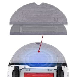 Mop Cloths For Roborock S8 S8+ S8 PLUS S8 Pro Ultra G20 Robot Vacuum Cleaner Double Mop Rags Parts Vibration Mop Accessories