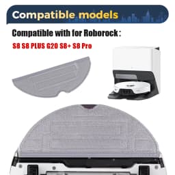 Mop Cloths For Roborock S8 S8+ S8 PLUS S8 Pro Ultra G20 Robot Vacuum Cleaner Double Mop Rags Parts Vibration Mop Accessories