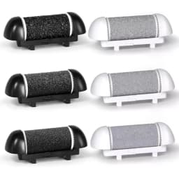3PC Replacement Roller Heads for Pedi Foot File, Callus Shaver, Pedicure Kit for Cracked Heels and Dead Skin