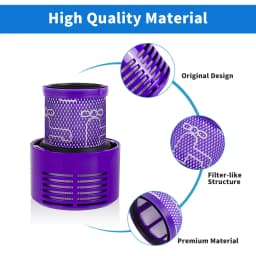 HEPA Filter Spare Parts For Dyson V10 SV12 Cordless Vacuum Cleaner Washable Post Filter Home Cleaning Accessories Replacement