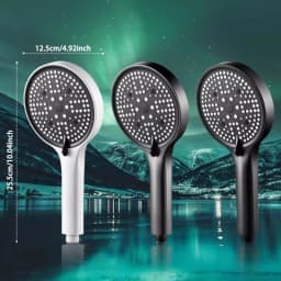 High Pressure Shower Head 6 Jet Modes Adjustable Shower Head with Filter Water Saving Rainfall Spray Bathroom Accessories