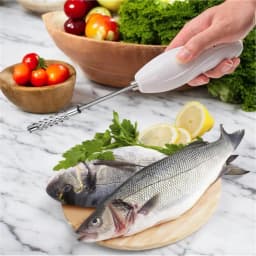 N18R Corer Tool Portable Vegetable Corer Cordless,Electric Scraping Scale Machine with 2 Cutter,Stainless Steel Fruit Digging
