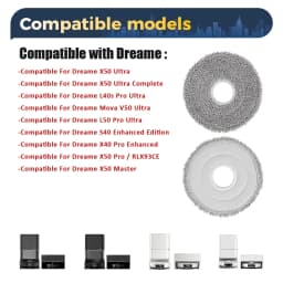 Mop Pad For Dreame L10/L20/L30 Ultra/X10/X40/X50 Ultra/X20/X30/X40/X50 Pro/S10 Pro For Xiaomi Mijia Omni X10+ X20+/Mop 3S Part