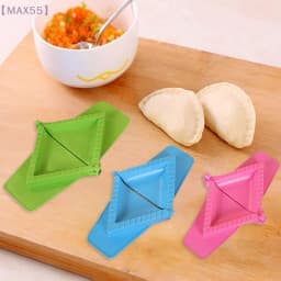 【MAX-55】Dumpling Maker Empanada Maker Press - Jannity Triangle Dumpling Ravioli Maker Set Press Pierogi Mold Kitchen Tools