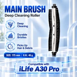 Compatible For ILife A30 Pro Replacement Parts Kit Main Brush Side Brush HEPA Filter Mop Dust Bag 5000pa Odkurzacz Akcesoria