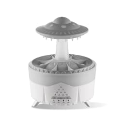 Creative UFO Aroma Diffuser Sprayer Air Humidifier with Water Mist Ring Works with Essential Oil Releases Fine Water Mists