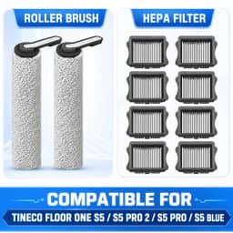 Fit For Tineco Floor ONE S5 / S5 Pro 2 / S5 Pro / S5 Blue Vacuum Parts Roller Mop Cloth HEPA Filter Replacement Accessories