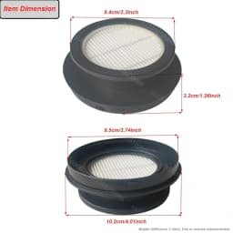 X7A Filter For Fieety V7 HEPA Filter Replacement for SunSare X7A-US Cordless Stick Vacuum Cleaner for V7/ V7 ULTRA Filters Parts