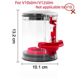 Suitable for Dyson Vacuum Cleaner V7V8 Dust Bin V10V11V12V15 Garbage Bin Slide Accessories Dust Bin