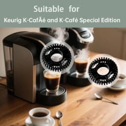JUSTINLAU 1/2pcs Replacement Frother Whisk for Keurig K-Café & K-Café Special Edition Coffee Machine Bubblers Dishwasher Safety