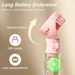 Portable Fan Mini Handheld Humidifier Fan USB Rechargeable Portable Handheld Mist Fan with Humidifier Mini Water Spray Hand Fans