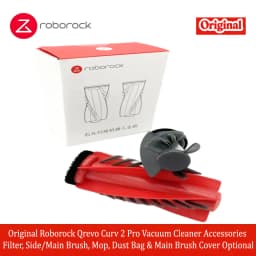 Original Roborock Qrevo Curv 2 Pro Vacuum Cleaner Accessories Filter, Side/Main Brush, Mop, Dust Bag & Main Brush Cover Optional