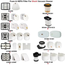 Foam & HEPA Filter For Shark NV350 NV600 NV650 NV680 HZ2000 UV850 WV200 WV401 HV380 IZ361H IF200 Vacuum Cleaner