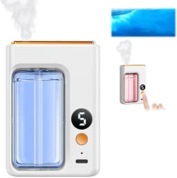 Automatic Aromatherapy Diffuser with 40ml Essential Oil 5-Speeds Air Freshener Spray Dispenser Rechargeable Humidifier for Home