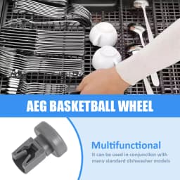 8PCS Dishwasher Basket Wheel For AEG For Electrolux For Küppersbusch For Favorit For Privileg For Zanussi For Ikea Wheel