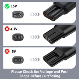 15V HQ8505 Type-C Shaver Adapter Charging Converter for Philips Norelco One Blade Pro QP6510 QP6520 QP6530 Beard Trimmer