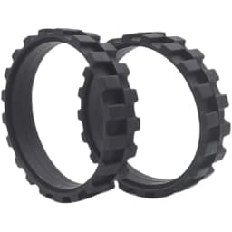 4PCS Black Rubber Tires Wheels Replacement For Roborock S5 S50 S51 S55 Robot Vacuum Cleaner Traveling Spare Parts Accessories