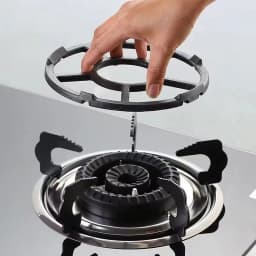 Universal Gas Stove Rack, Non-Slip Cooktop Grate for Small Pots & Milk Pans, Heavy-Duty Kitchen Stove Support Stand