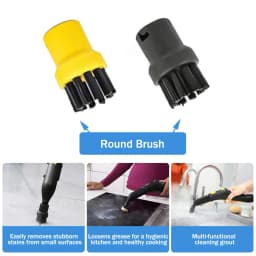 Replacement For Karcher SC1 SC2 SC3 SC4 SC5 Handheld Steam Cleaner Brush Head Replacement Mop Cloths Cover Nozzle