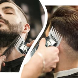 Professional Hair Clipper Limit Guide Comb for Wahl Trimmer Barber Guide Comb Haircut Tool Clipper Limit Combs Black/Clear
