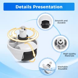 Front Caster Wheels For Dreame D9 L10 Pro L10s Pro Gen2 X30 Ultra X40 Ultra L20 L40 Ultra D10s Pro mova L300 L600 Vacuum Parts