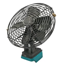 Camping Fan Outdoor Fishing Desktop Metal Strong Wind Fan For Makita For Dewalt For Milwaukee 18V Lithium Ion Battery For M18