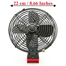 Camping Fan Outdoor Fishing Desktop Metal Strong Wind Fan For Makita For Dewalt For Milwaukee 18V Lithium Ion Battery For M18