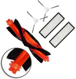 For Xiaomi Robot Vacuum S40C / E101 Parts Accessories Main Side Brush Filter Mop Rag Robot Vacuum Cleaner Consumable Kit