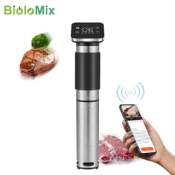 BioloMix 5th Generation Smart Sous Vide – Stainless Steel, IPX7 Waterproof, WiFi-Enabled Immersion Circulator with APP Control