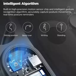 Hipee Intelligent Posture Correction Device Smart Reminder Correct Posture Wear Back Posture Training Monitoring Corrector