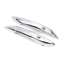 4PCs Door Handle Cover Exterior Trim For Hyundai Elantra CN7 2021 2022 2023 Chrome Molding With 2 Smart Key Hole
