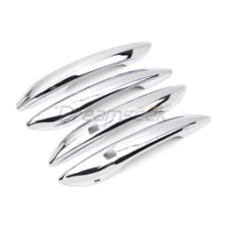 4PCs Door Handle Cover Exterior Trim For Hyundai Elantra CN7 2021 2022 2023 Chrome Molding With 2 Smart Key Hole