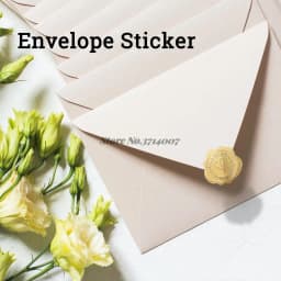 300/600pcs Self Adhesive Embossed Seals Gold Stickers Medal Decoration Labels for Envelopes Diplomas Certificates Awards