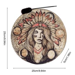 Shaman Drum Hand Drum Native American Drum With Drumstick Frame Drum Shamanic Drum Spiritual Gifts For Meditation Yoga Musical