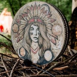 Shaman Drum Hand Drum Native American Drum With Drumstick Frame Drum Shamanic Drum Spiritual Gifts For Meditation Yoga Musical