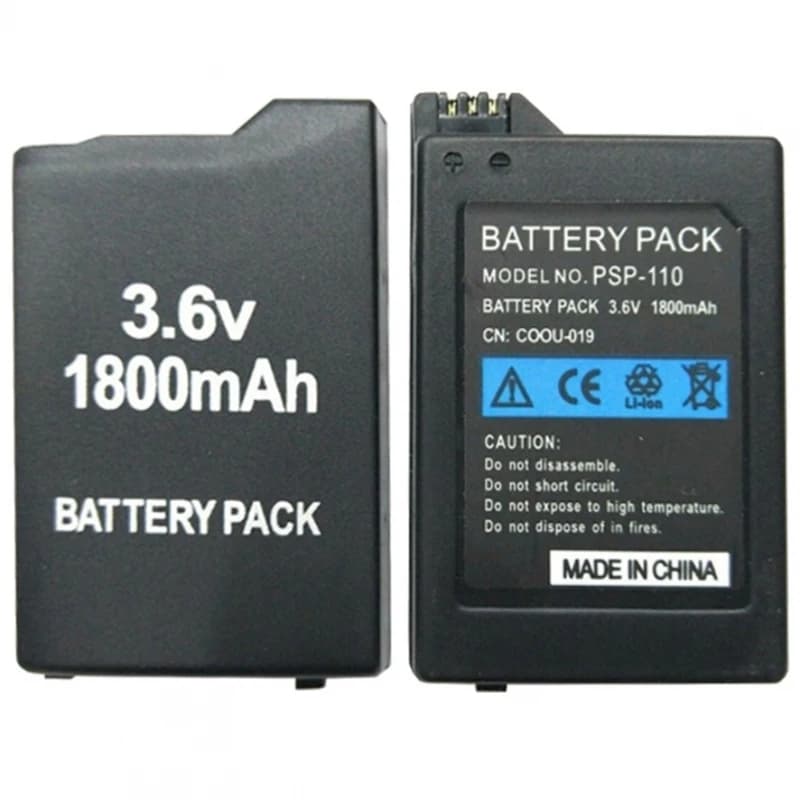 Compatible Battery for Psp 1000 1004 Fat Gorda 1800 Mah Battery 1001 1002 1003 # Sony Psp 100X (Psp-1000, Psp-1001, Psp-1002, Psp-1003, Psp-1004, Psp-1005, Psp-1006, Psp-1007, Psp-1008)