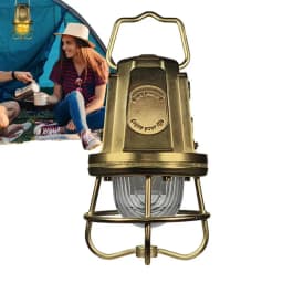 Outdoor Camping Lights Vintage Rechargeable Long Battery Life Camp Lighting with Adjustable Lighting Modes for Living Room