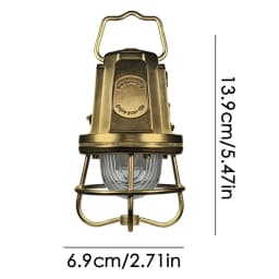 Outdoor Camping Lights Vintage Rechargeable Long Battery Life Camp Lighting with Adjustable Lighting Modes for Living Room